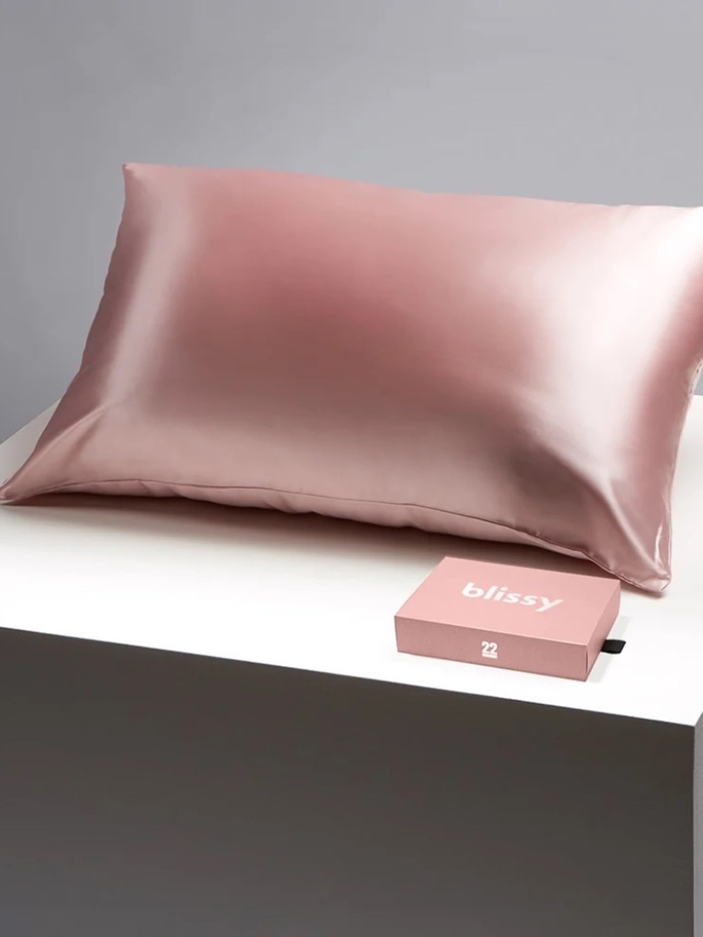 Blissy/Silk Pillow Case/Pink